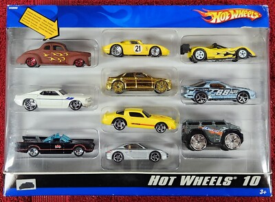 Hot Wheels 10 Car Pack Ferrari Porsche Ford Camaro Batmobile Free Shipping!
