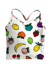 Hanna Andersson baby girls Fruits Print Tankini Top Swimsuit size 90 cm US 3