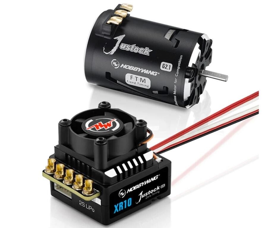 Hobbywing XR10 Justock G3S ESC & SD G2.1 Motor Combo JS6