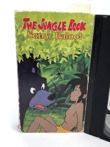 Jungle Book VHS Tape Sorry Baloo VCR Video Strand VCI Disney Cartoon Retro  Old 95492140839 | eBay