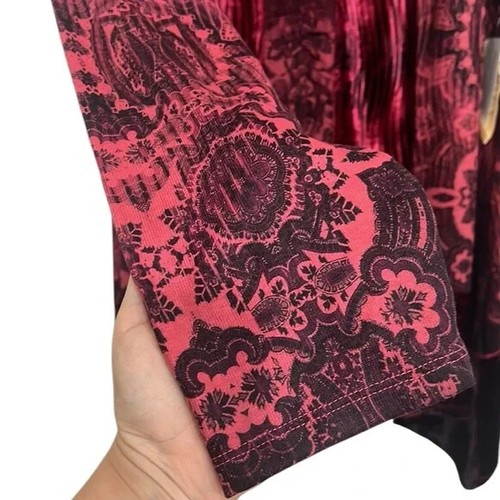 Haut manches longues femme One World taille 2x velours mixte fée fantaisiste - Photo 4 sur 12