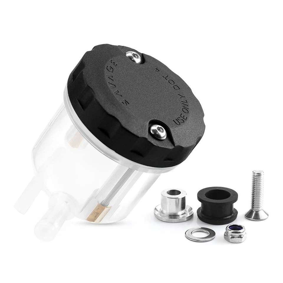 Tanque de aceite de depósito de líquido de frenos delantero para Suzuki GSX-R 1000 750 600 400R SV 1000 Foto 4 de 4