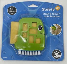 Clean  Clever Soft Scrubber Children Fish Shape Scrubber by Safety 1st New NIP