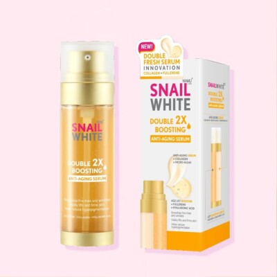2x Snail White Snailwhite Double Boosting Anti-Aging Serum 