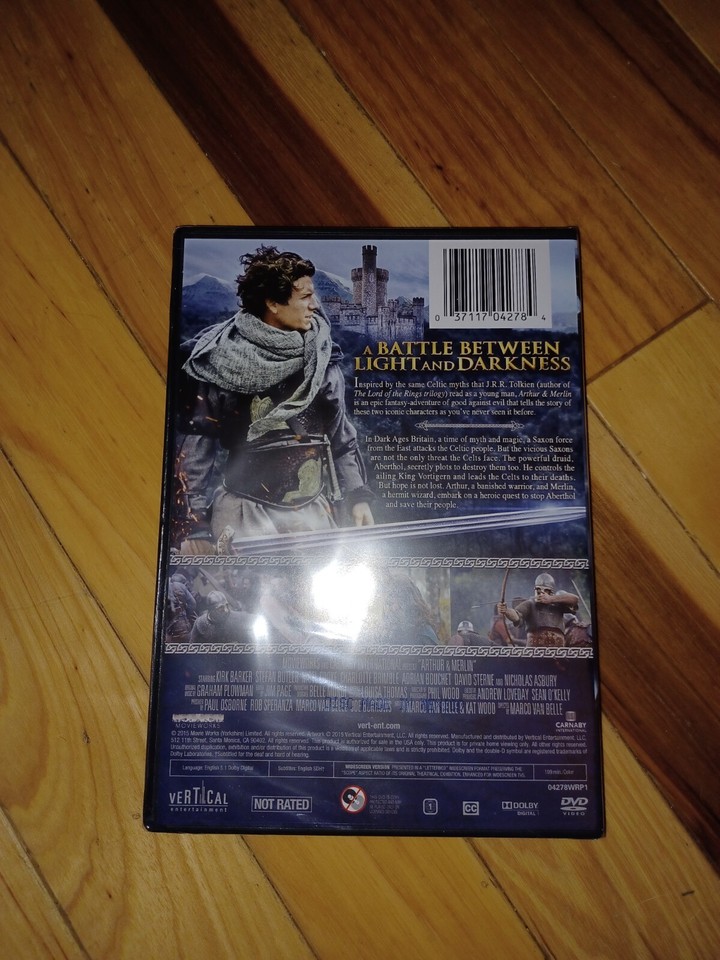 Arthur & Merlin (DVD 2015 Widescreen) Kirk Barker Stefan Butler Brand ...