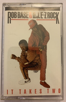 Rob Base & D.J.E-Z Rock It Takes Two Cassette 1988