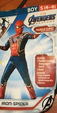 Rubie's Marvel Iron Spiderman Child Halloween Costume Size S 4-6 LOC TUB-110 