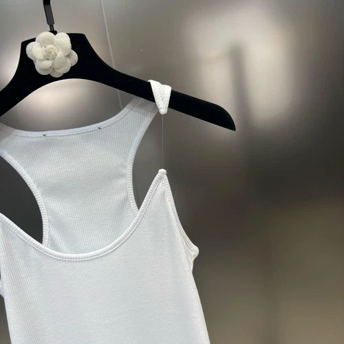 Unsichtbares Träger-Design Y/Projekt Trägershirt gerippt Cami Tank ärmellos Damen Tops - Bild 7 von 26