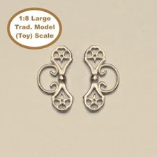 HORSING AROUND Large Traditional 1:8 Scale BAROQUE STAR FULL CHEEK SNAFFLE BIT