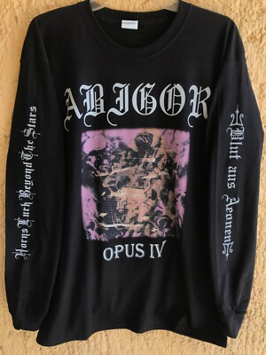 Abigor Long sleeve XL shirt Black metal Mayhem Dawn Emperor Lord
