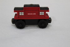 Thomas Friends WOODEN RAILWAY Sodor Line Caboose Train Car