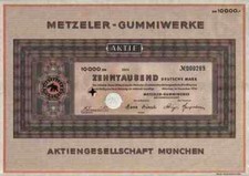 METZELER Reifen 1954 M&uuml;nchen Memmingen Pirelli Breuberg Odenwald Dortmund 10.000
