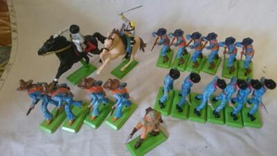 Britains Ltd 1971 Deetail ACW Mexicans Cowboys 19 Figuren 