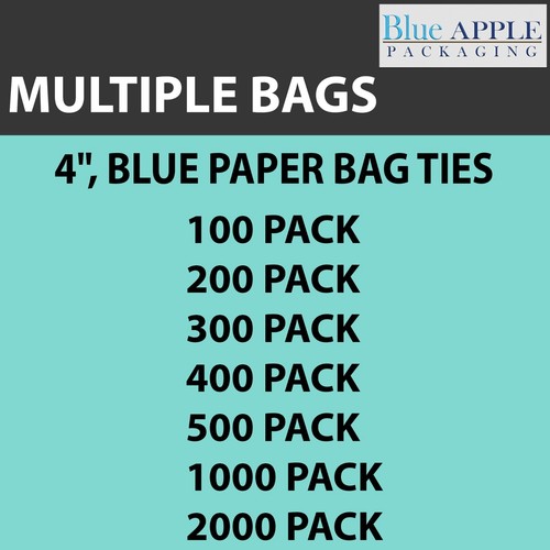 Blue Paper Bag Ties Twist Ties for Bags Cable Ties With Different Sizes - Picture 9 of 21