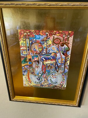 Raphael Abecassas Artist Proof Print Title ''Circle of Life II''