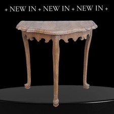 ANTICA CONSOLE LEGNO H81 L82 P50 CONSOLE INGRESSO MEZZALUNA MOBILE INGRESSO 