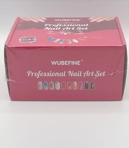 Wubefine Professional Nail Art Set 42 in 1 Kit Learner Practice New and Sealed - Picture 4 of 5
