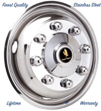 19.5 8 Lug Gmc Front Wheel Simulator Hubcap Cover Wheel 28532 With 20mm Studs