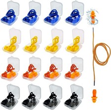 Ear Plugs for Sleeping Noise Canceling, 16 Pairs Reble Ear Plugs Soft