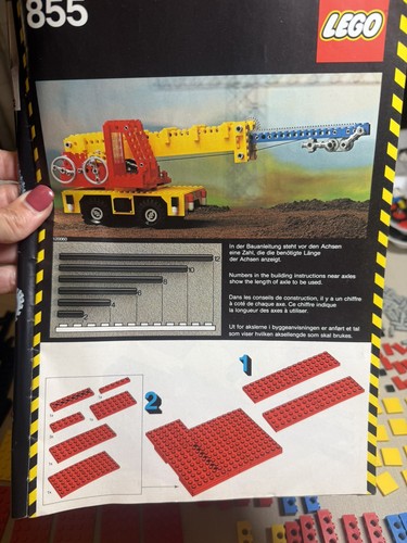 Vintage LEGO Technic: Expert Builder: Mobile Crane - 955/855 incomplete 