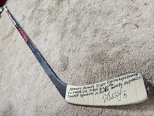 IGOR ULANOV 92'93 Signed Winnipeg Jets NHL Game Used Hockey Stick coa