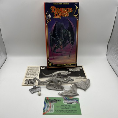 Dragon Lords Black Dragon Dnd Grenadier Models 2501 1984 Complete