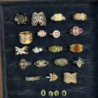 20 Vtg Sterling Silver Ring Lot Diopside Designer Mix Sizes All 925 Tested 88g