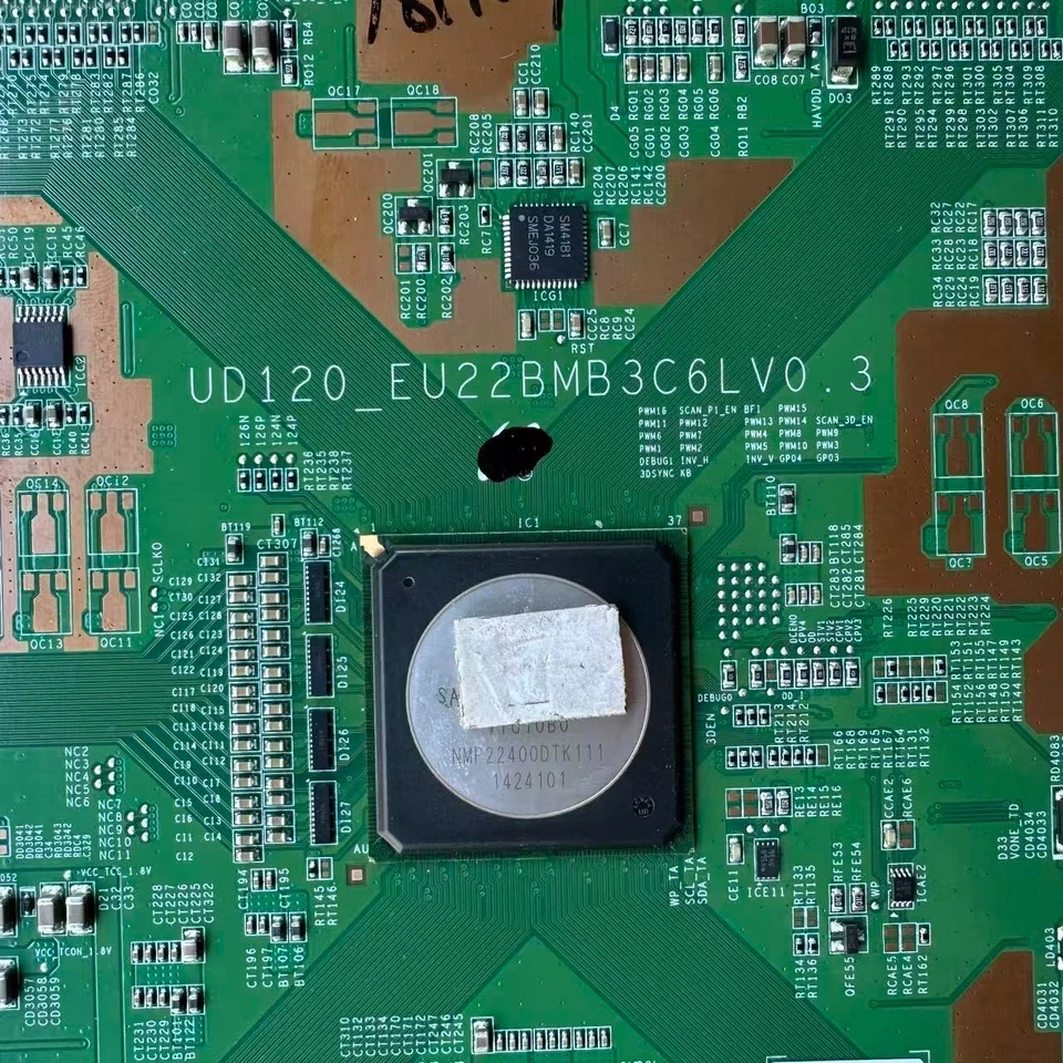 SAMSUNG UN78HU9000 T-CON BOARD UD120_EU22BMB3C6LV0.3 LMF780FJ01-G - Image 3 of 3