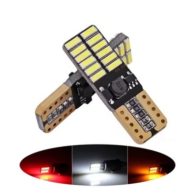 12V 24V T10 LED Bulbs with 5000K white light, Canbus