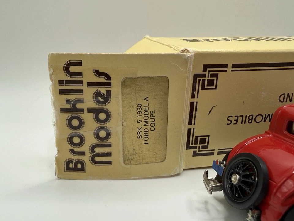Brooklin BRK.5 1930 Ford Modelo A Prevención de Incendios, Nueva Orleans 1:43 Rojo Brk5 Foto 4 de 4