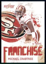 2010 Score - Franchise Michael Crabtree #13