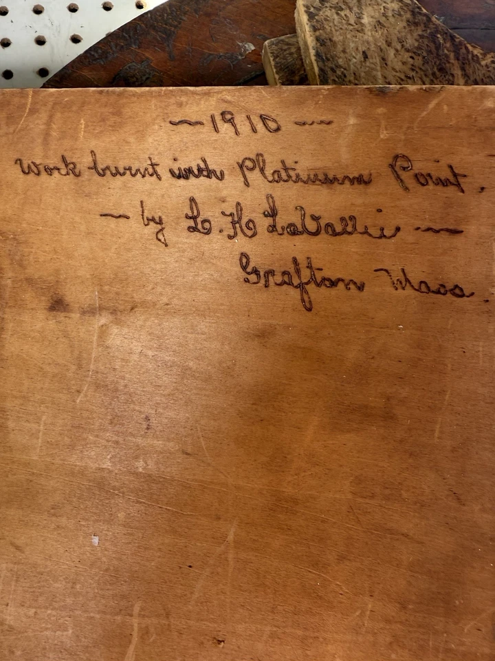 Antigua Silla Monje Inglés Banco Roble Se Convierte a Mesa Plegable REDONDA SIGLO XIX Foto 4 de 4