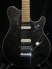 MUSIC MAN AXIS EX Nero con custodia morbida made in Japan Chitarra elettrica