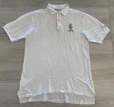 Vintage Hanes Atlanta 1996 Olympic Games Staff Polo Shirt Size Large