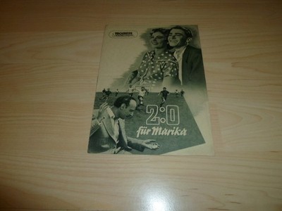 Progress Filmillustrierte - 2:0 für Marika - Programmheft Filmprogramm Info