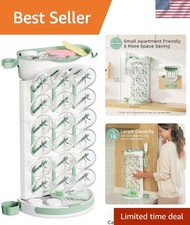 Compact 18-Bottle Drying Rack for Baby Accessories - Easy  Efficient Solution