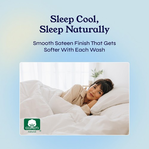 California Design Den Softest 100% Cotton Sheets, Full Size Sheet Sets, 4 Pc, - Picture 2 of 8