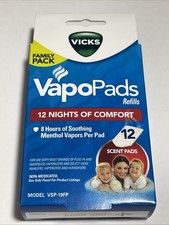 (NEW) Vicks Menthol Vapors Scent Pad Replacements, 12 Pack