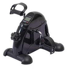 Pedal Exerciser Under Desk Bike Mini Exercise Bike for Leg and Arm Cycling 