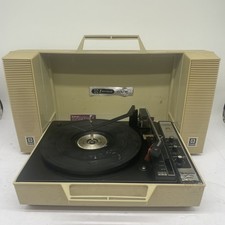 Emerson WILDCAT DS-51 Suitcase Record Player BSR Turntable PARTS/REPAIR READ