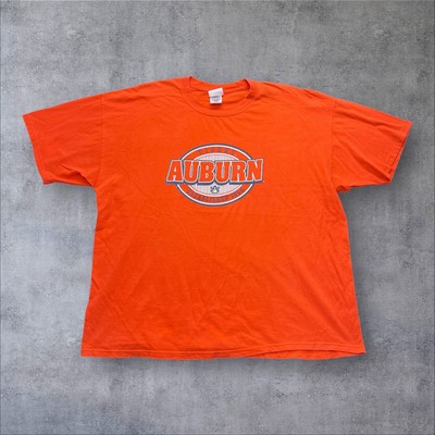 Vintage Y2K University Of Auburn Tigers  established 1856  Center Logo Tee XXL