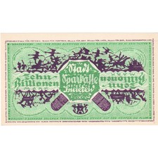 [#293683] Germany, Bielefeld, 10 Billionen Mark, 1922-12-15, UNC