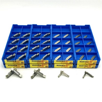 Carbide Lathe MGGN150 200 300 400 500 Aluminum Grooving Tool Inserts CNC Cutting