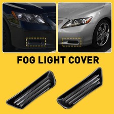 Front Bumper Fog Cover Light Insert Set Pair ...