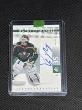 2002-03 SP Game Used MANNY FERNANDEZ Signature Style autographed card Wild