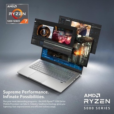 Acer Swift X SFX14-42G-R607 Creator Laptop | 14'' Full HD 100% sRGB | AMD Ryzen 7