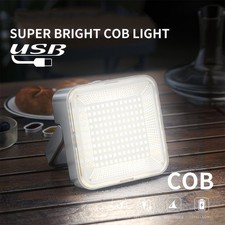 Solar Camping Lantern High Power Bank LED Magnetic Flashlight Emergency Charger