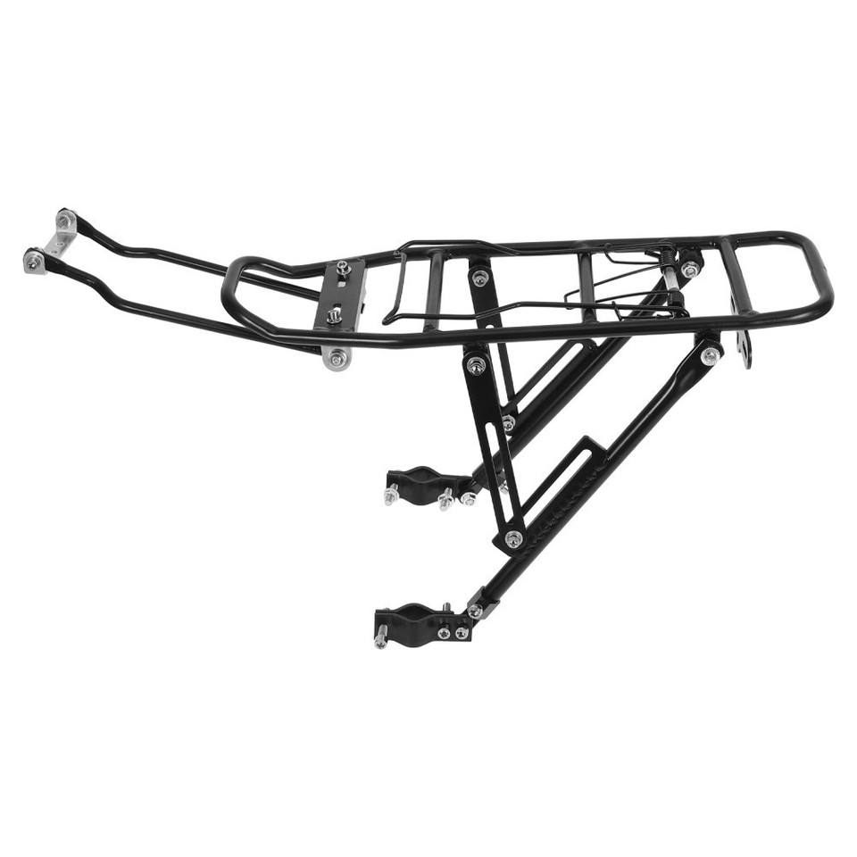 Durable Aluminum Alloy Bike Rear Rack Lightweight Adjustable Carrier ...