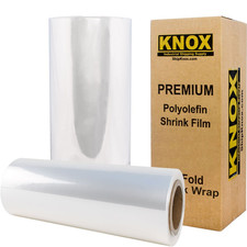 Knox Brand - 16" 75 Gauge Polyolefin Shrink Film Heat Wrap POF Centerfold 525' F