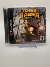 Tomb Raider Chronicles Sega Dreamcast CIB Complete Manual Damaged Case